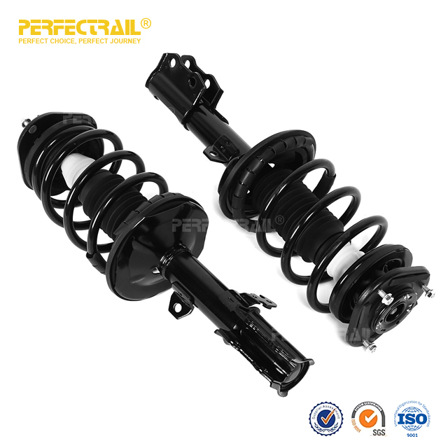 PERFECTRAIL® 172115 172114 Montaje de resorte helicoidal y puntal de suspensión delantera automática para Toyota Corolla todos los modelos 2003-2008