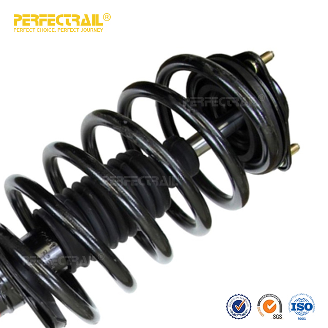 PERFECTRAIL® 172950 172951 Conjunto de resorte helicoidal y puntal de suspensión delantera automática para Jeep Compass 2012-2016